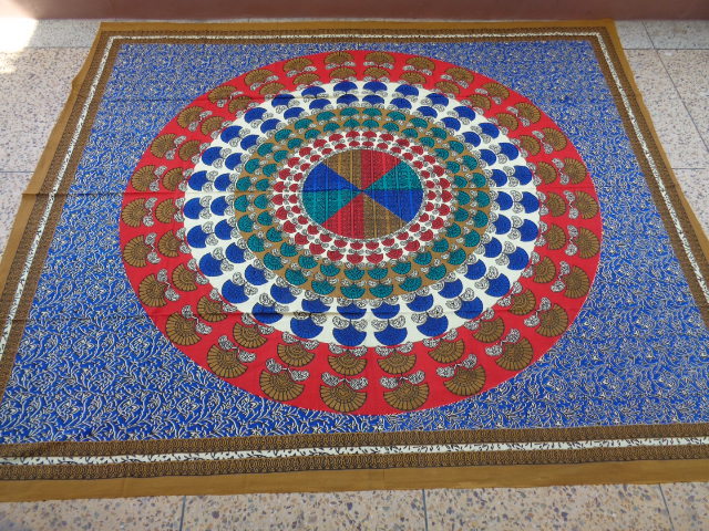 Multicolor Multicolours Mandala Tapestry