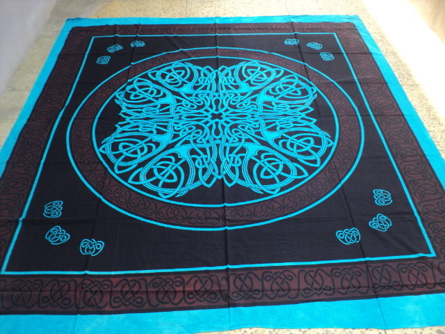 Multicolor Celtic Mandala Printed Tapestry