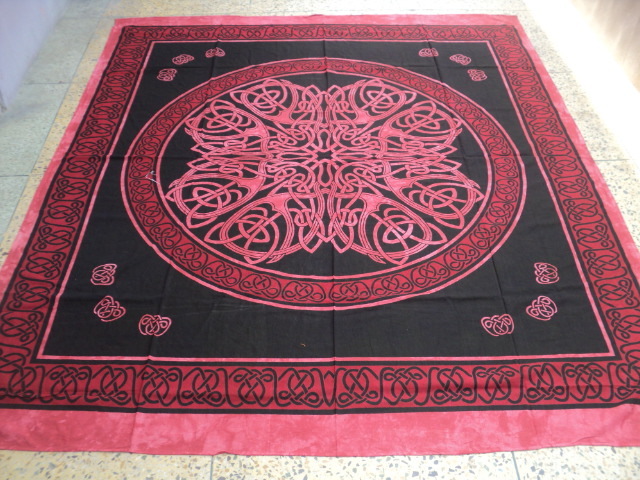 Multicolor Celtic Mandala Printed Tapestry