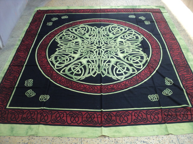 Multicolor Celtic Mandala Printed Tapestry