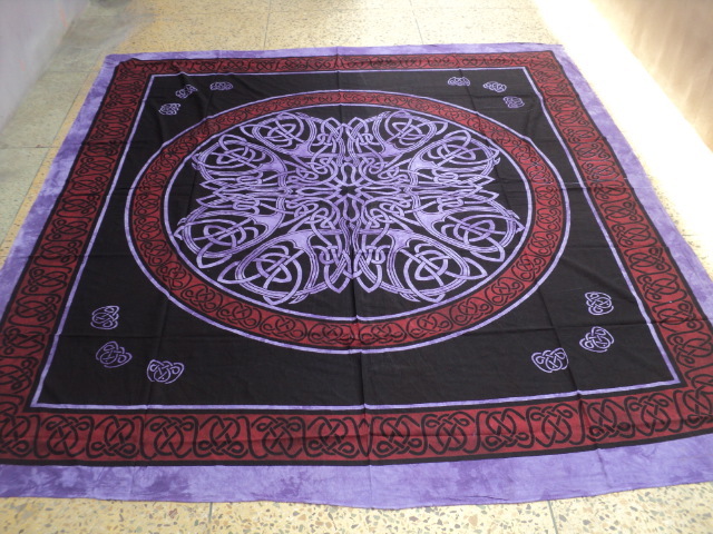 Multicolor Celtic Mandala Printed Tapestry