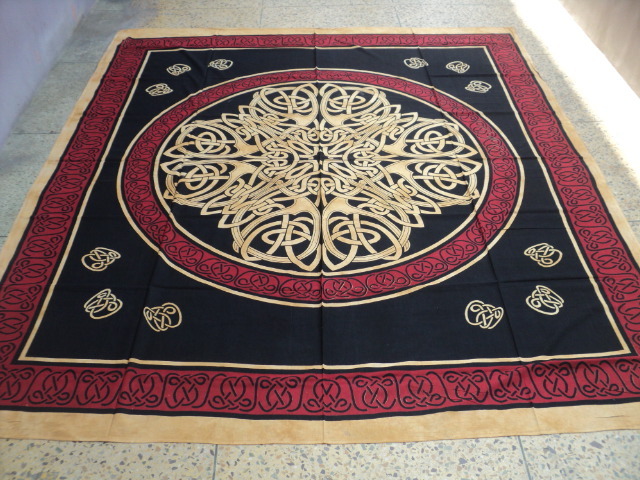 Multicolor Celtic Mandala Printed Tapestry