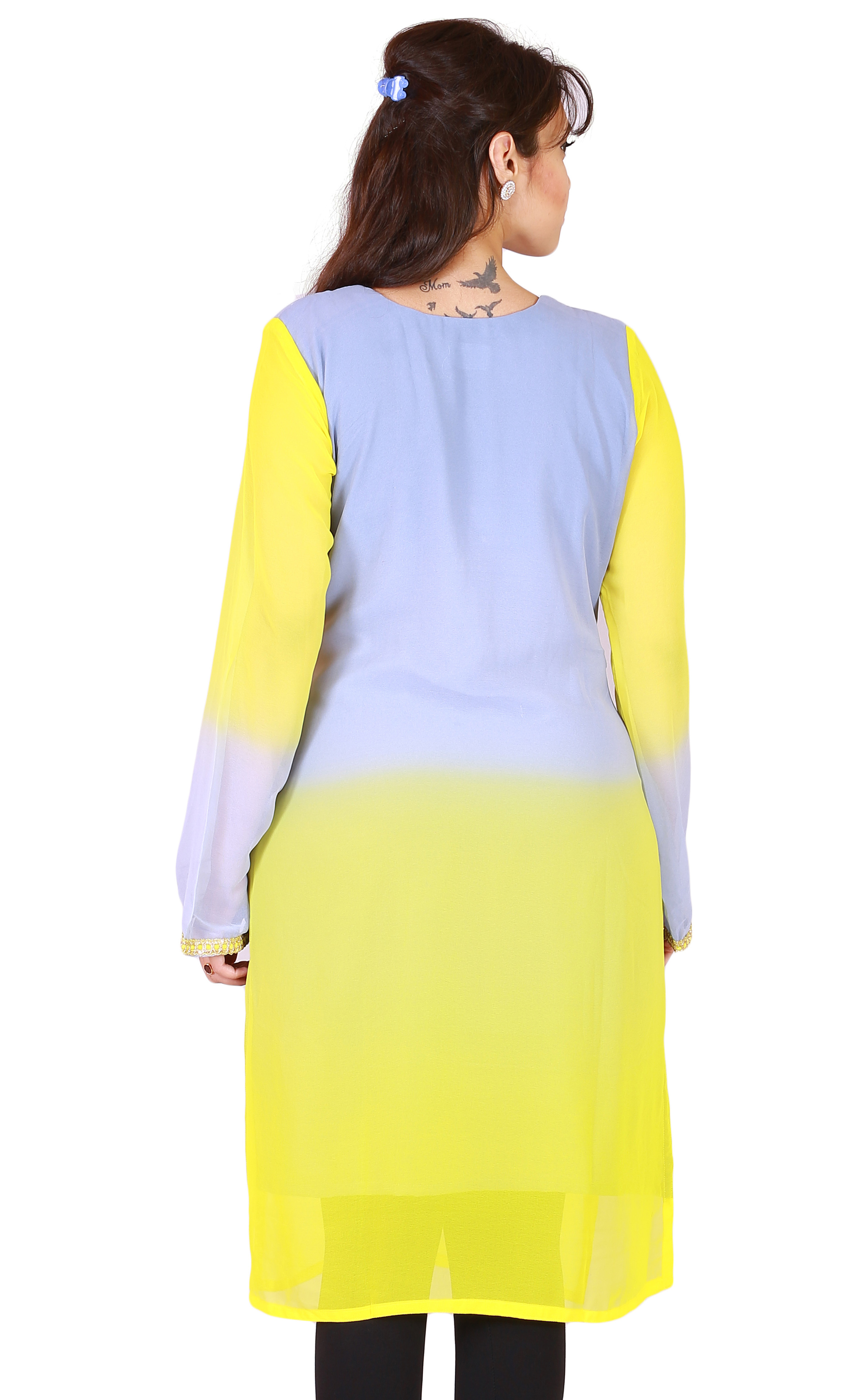 Chiffon With Two Tones