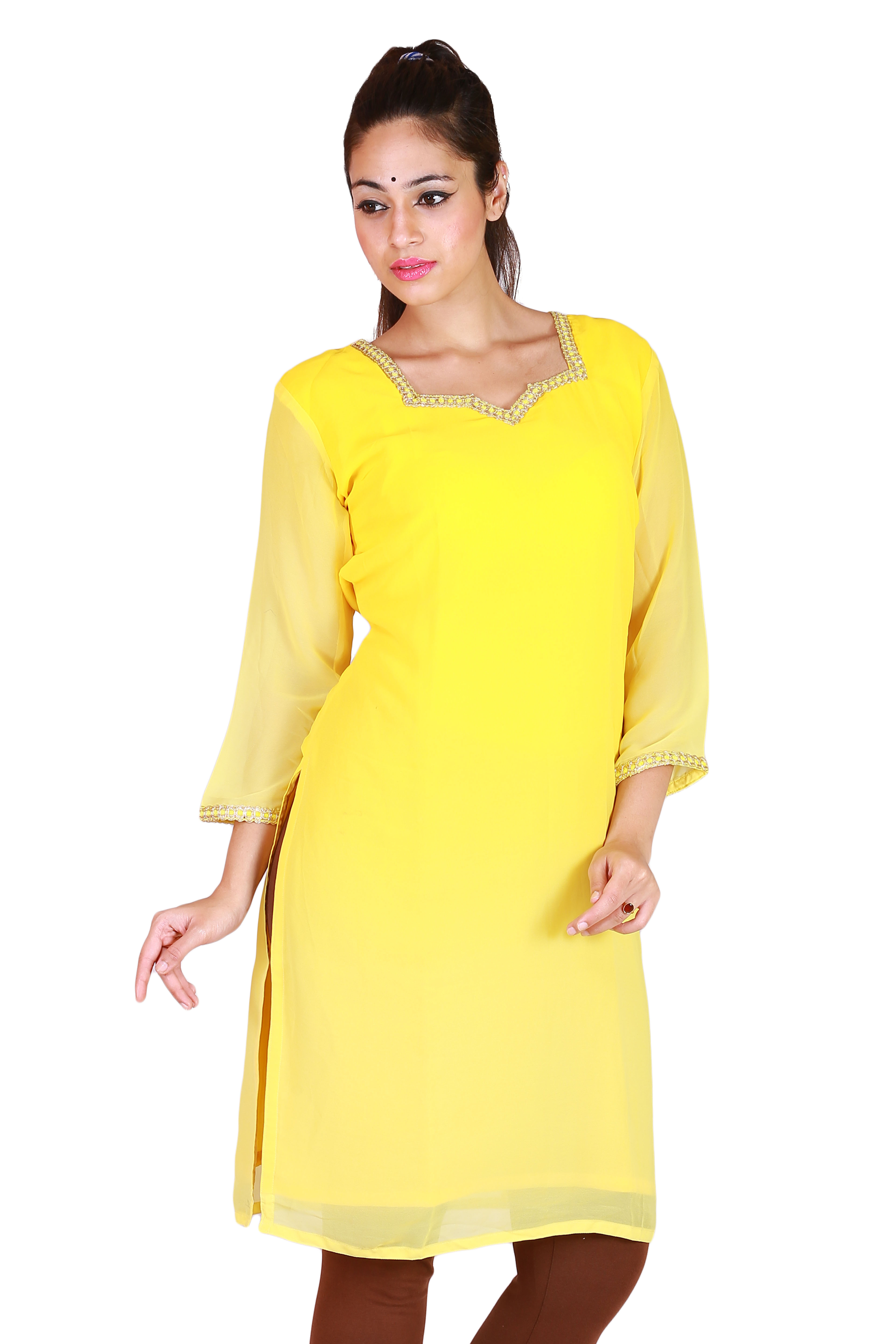 Chiffon With Two Tones