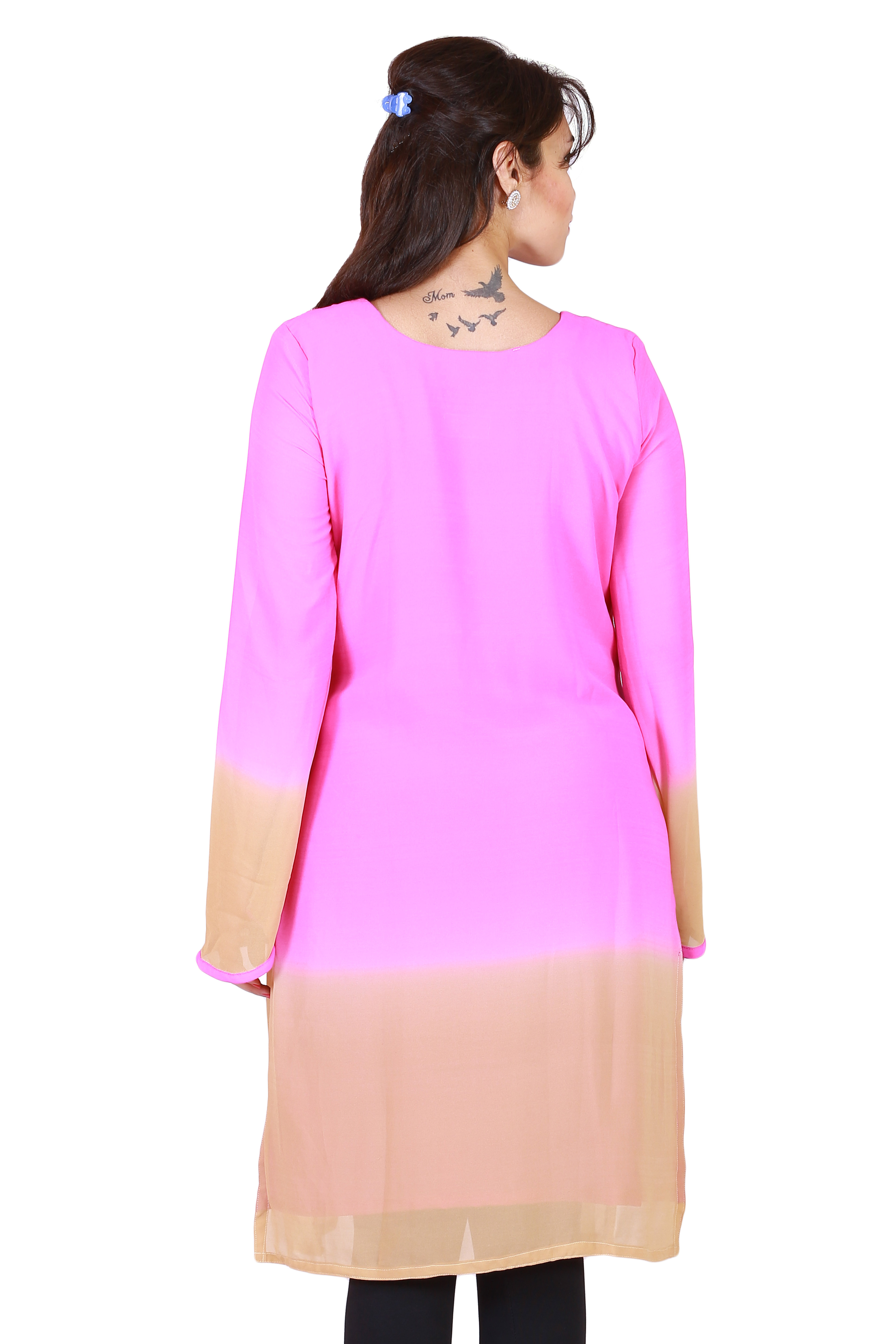 Chiffon With Two Tones