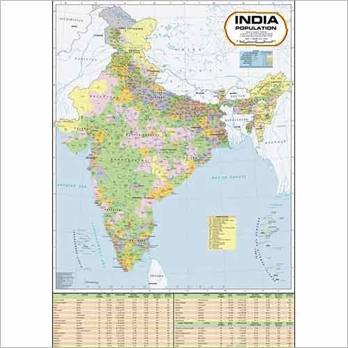 भारत जनसंख्या मानचित्र