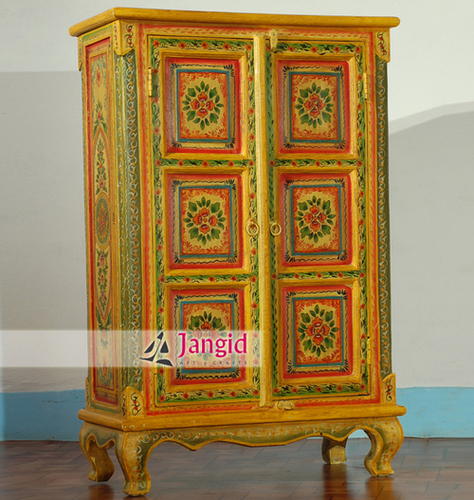 इंडियन हैंड पेंटेड बेडरूम अलमीरा