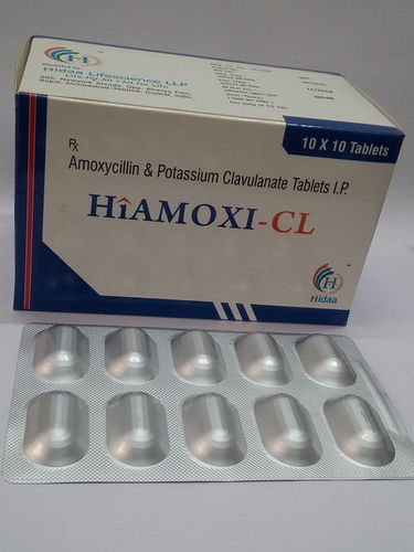 ऐमोसीलाइन पोटेशियम क्लैवुलानेट टैबलेट