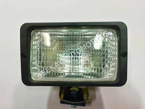 White & Black Workingl Lamp Jcb (Rectangular)