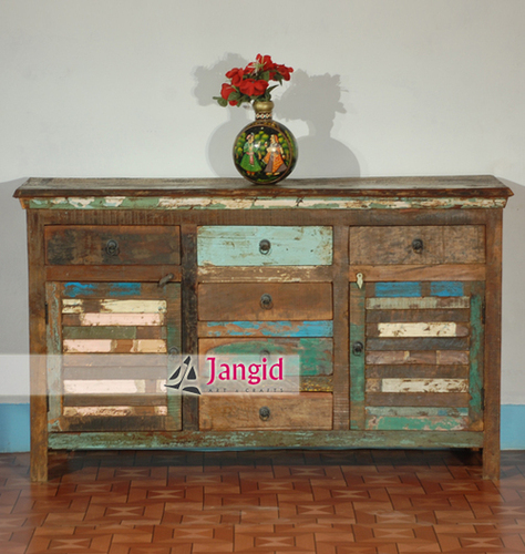 Indian Reclaimed Wooden Sideboard Design