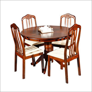 लकड़ी का खाने की मेज