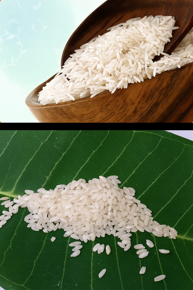 ऑर्गेनिक व्हाइट मसूरी राइस