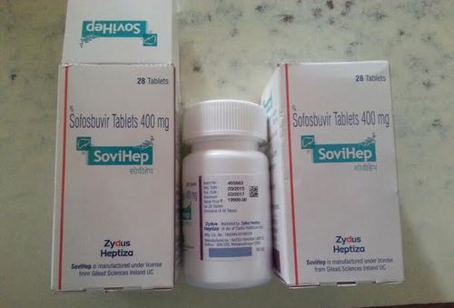 Sovihep Tablets - 400mg Sofosbuvir | General Medicine for Patients, Suitable for All, Store Below 30°C, Warning: Keep Out of Reach of Children