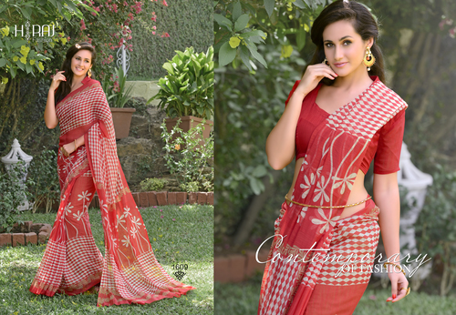Cotton Printed Saree