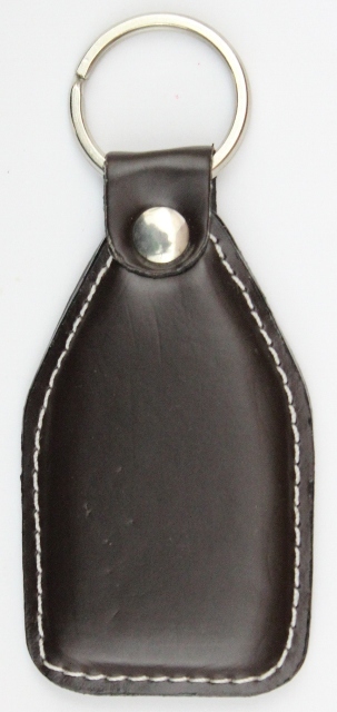 Leather Key Chain - Leather Material, Sturdy Trigger Snap Clip, Customizable Logo Display | Durable, Multi-purpose, Functional Gift Item
