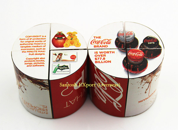 Folding Can - Hips Material, 70 Mm Size, Any Color | Promotional Use, Eye-catching Presentation, Engaging Product Unveiling