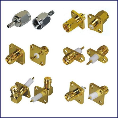 SMA 2hole & SMA 4 hole Panel Mount Connector 