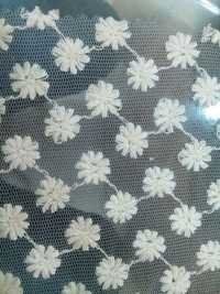 Washable Cotton Embroidery Net Fabric