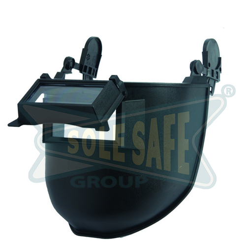 प्लास्टिक करम सेफ्टी हेलमेट अटैच करने योग्य वेल्डिंग शील्ड