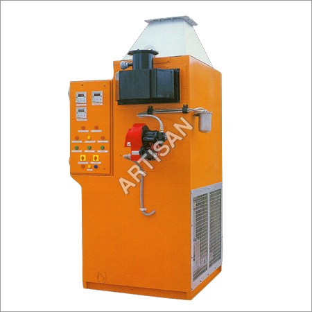 4 पास तेल से चलने वाला वायु हीटर