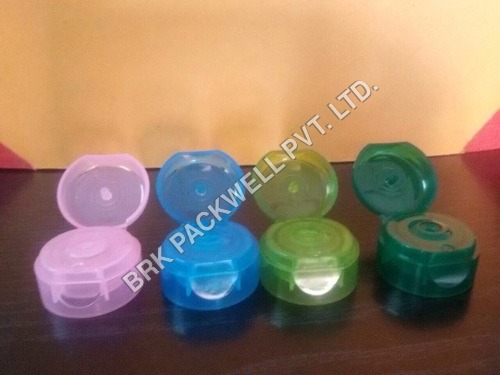 Green And Pink Caps For Plastic Tubes