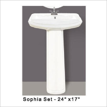 व्हाइट सोफिया वॉश बेसिन 24