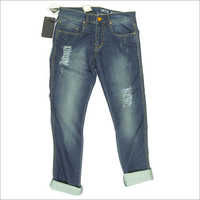 Mens Blue Shaded Jeans