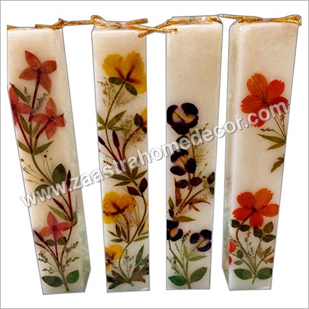 लंबी सजावटी स्तंभ मोमबत्ती