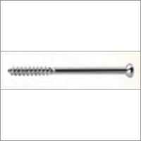 सिल्वर स्मॉल कैनुलेटेड स्क्रू शॉर्ट थ्रेड (दीया 3.5 मिमी)