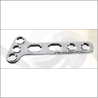 3.5 मिमी स्क्रू के लिए स्टेनलेस स्टील टी-प्लेट (ओब्लिक एंगल्ड)