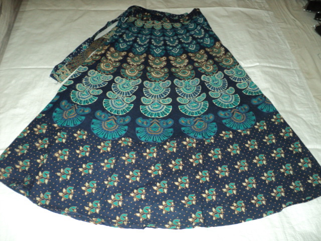 Multi Color Barmeri Printed Long Skirts
