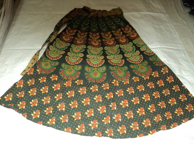 Multi Color Barmeri Printed Long Skirts