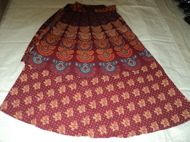 Multi Color Barmeri Printed Long Skirts