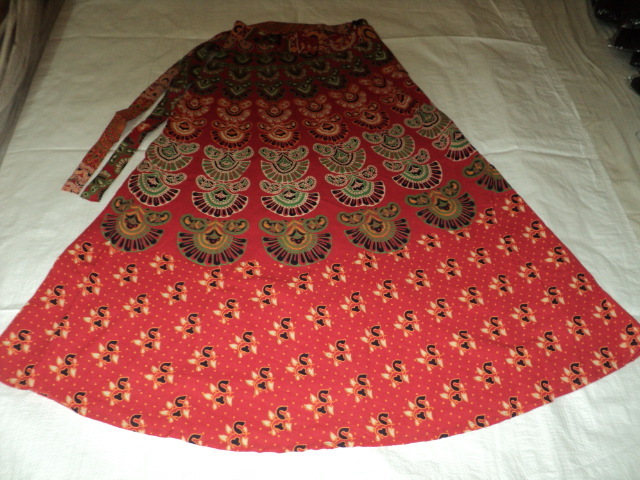 Multi Color Barmeri Printed Long Skirts