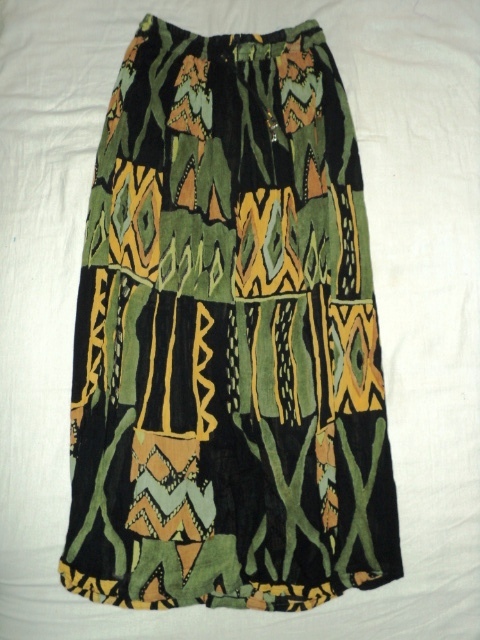 Multi Color Rayon Traditional Printed Skirts Wholesale