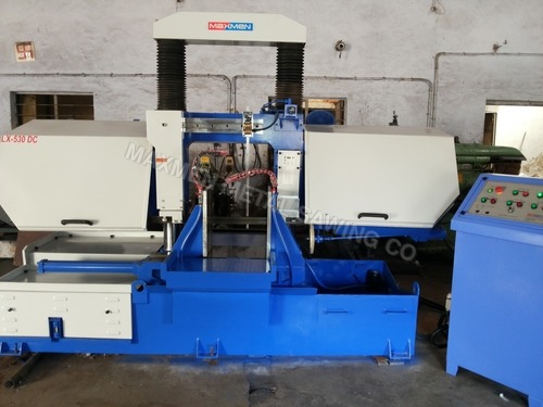 Semi Automatic Bandsaw Machine - Cutting Capacity 200 mm to 1200 mm, Hydraulic Drive, Auto Height Control - Durable Chrome Plated Components, Efficient Length Indexing System