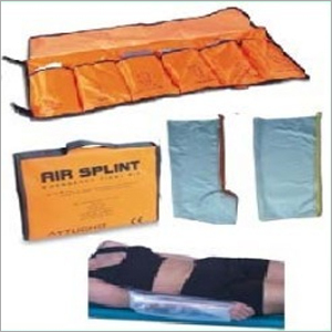 Soft And Transparent Inflatable Air Splints Sets With Zipper