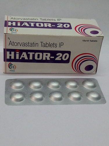 एटोरवास्टैटिन टैबलेट्स IP 20mg