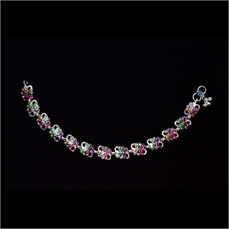 Silver Anklets - Sterling Silver, Adjustable Size, Elegant Design with Intricate Detailing