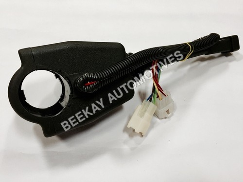 COMBINATION SWITCH TATA T.C (TURBO CHARGER) - ABS Plastic, Black Color, 12-24 Volt | Durable Design for Automotive Vehicles, Autolamp Functionality