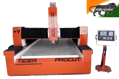 CNC Stone Router - High Rigidity, 3100*2100*1350 mm | 12V AC Motor, 8000-24000 RPM, Automatic for Stone Carving