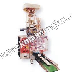 Automatic Pouch Packing Machine - Stainless Steel, 120-440 Voltage, White Color | 6 Months Warranty, Fully Automatic Design