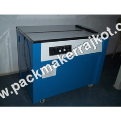 Box Strapping Machine - Stainless Steel & MS, Blue & White | Automatic Grade with 6 Months Warranty and Automatic Selection Mode