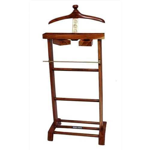 लकड़ी का कोट स्टैंड (टीक)