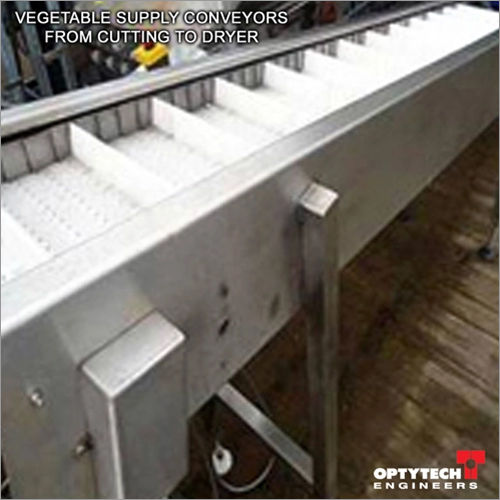 Vegetable Supply Conveyors From Cutting To Dryer Capacity: 200-2000 Kg/hr