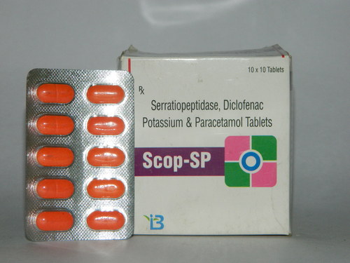 Diclofenac Potassium & Serratiopeptidase Tablets