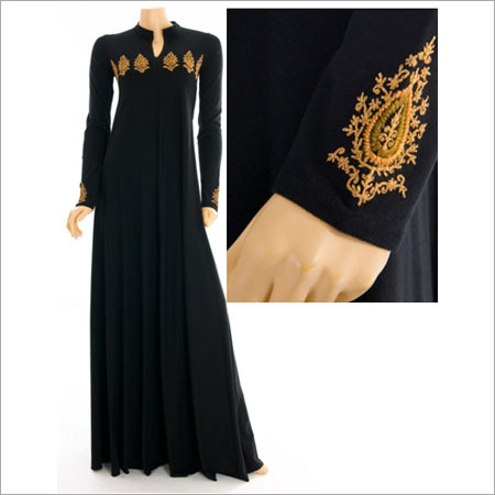 Available Colours Golden Paisley Abaya