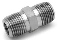 स्टेनलेस स्टील हेक्स निप्पल एनपीटी एम एक्स एनपीटी एम