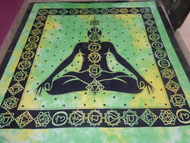 Multicolor Multi Colours Chakra Buddha Tapestry