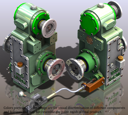 वास-डीएलपी V12N-CI-डबल पंक्ति मैकेनिकल 23000 एनएम B75